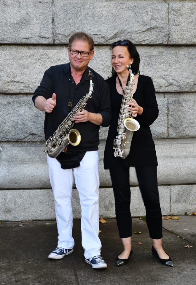 Blue Diamond - Saxophone Duo Jolie Nuri - Saxophon Adam Scott - Saxophon 